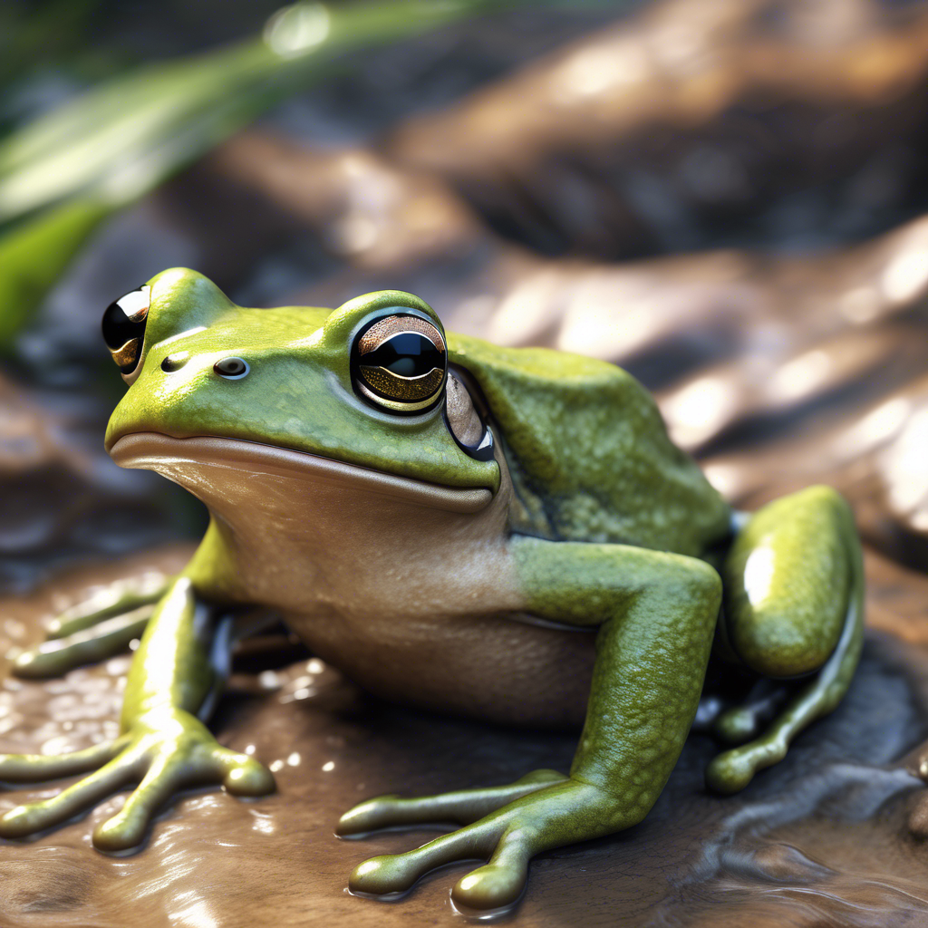 Cómo las ranas pueden respirar a través de su piel