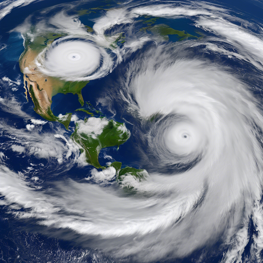 Por qué los huracanes giran en direcciones opuestas