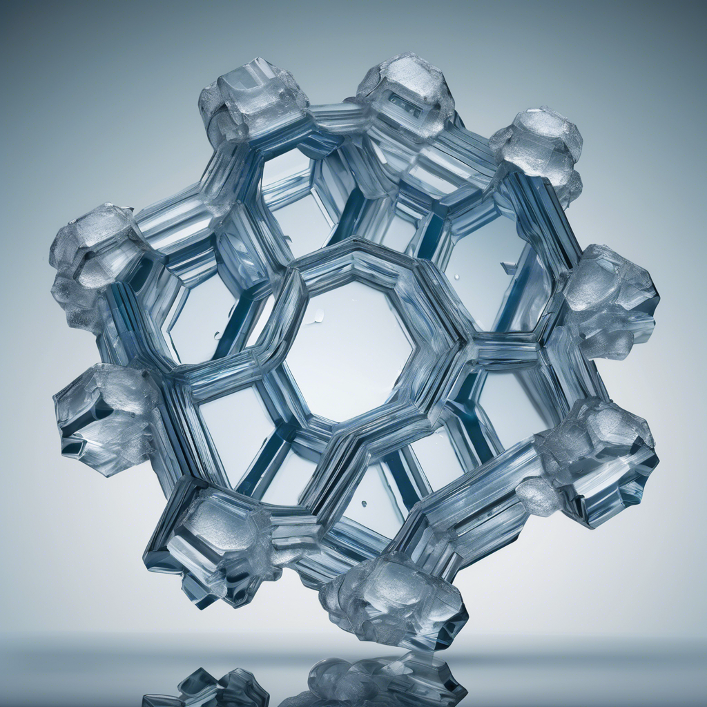 Por qué los cristales de hielo siempre tienen seis lados