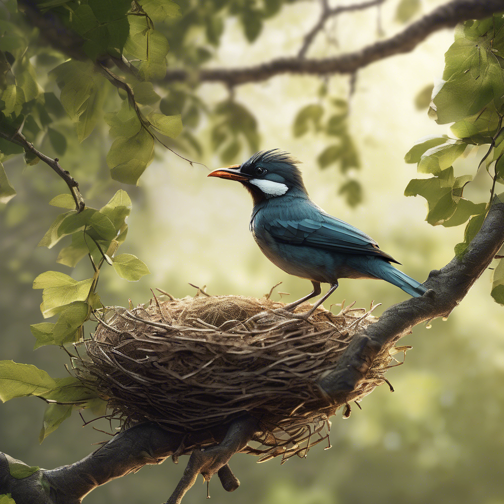 Cómo los pájaros construyen nidos perfectos sin herramientas