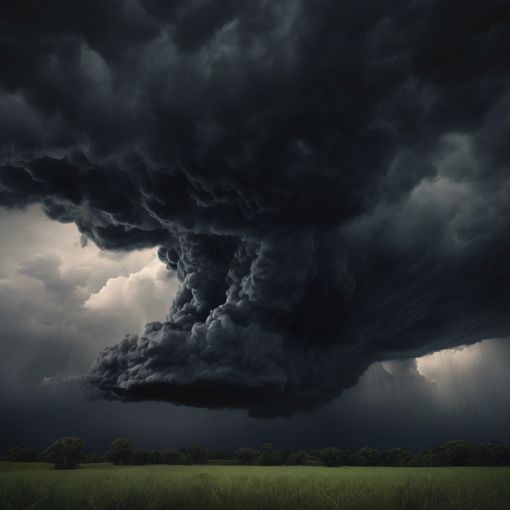 Por qué las nubes de tormenta se ven negras
