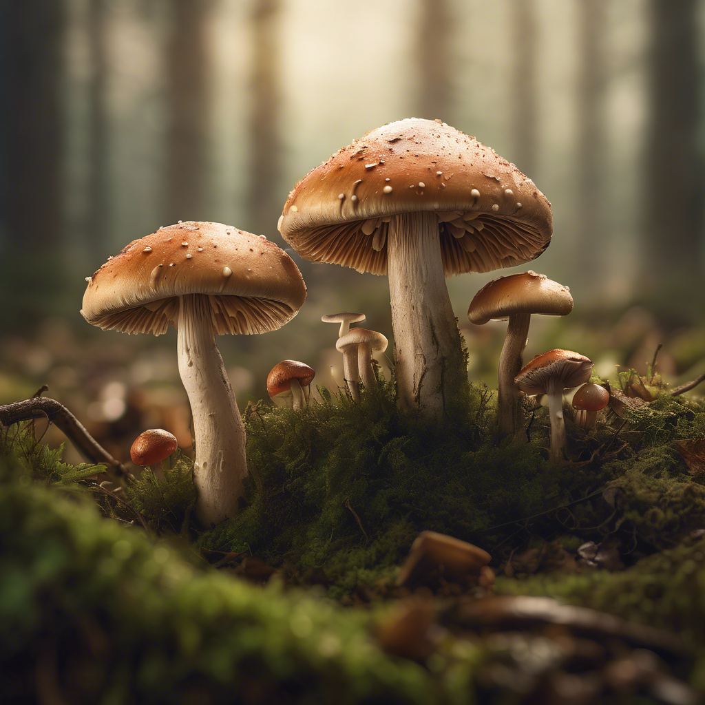 El secreto de cómo los champiñones crecen de la noche