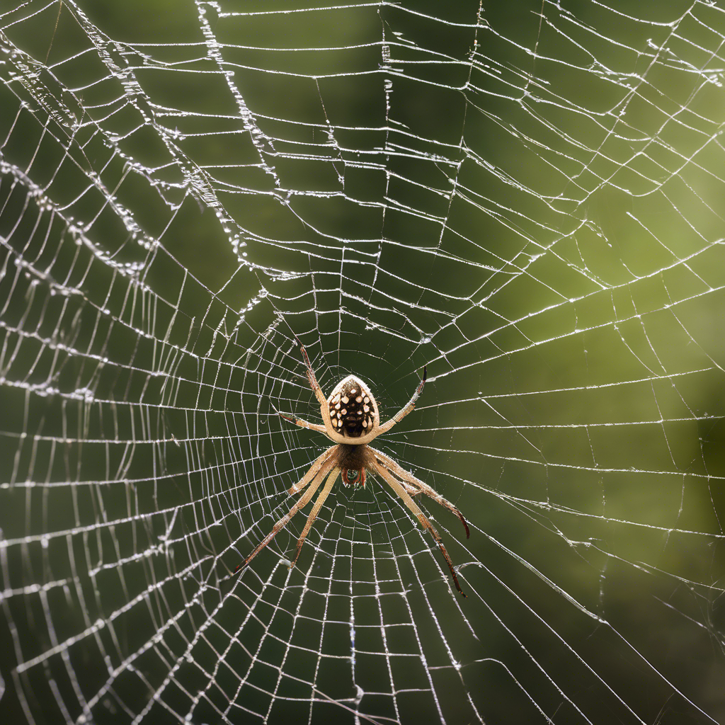 Cómo las arañas tejen telarañas perfectas sin arquitecto