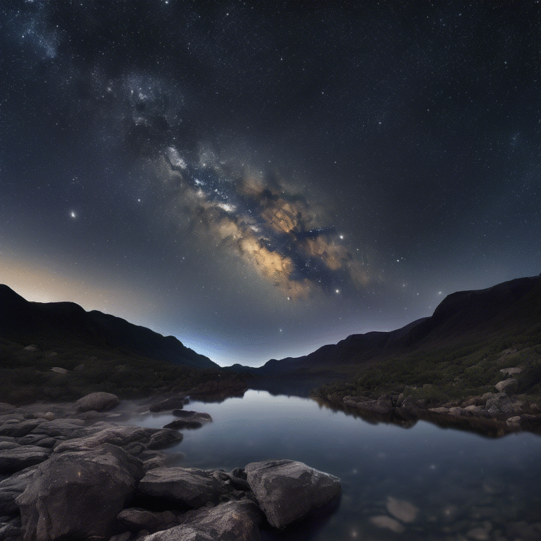 Por qué la Vía Láctea parece un río en el cielo nocturno