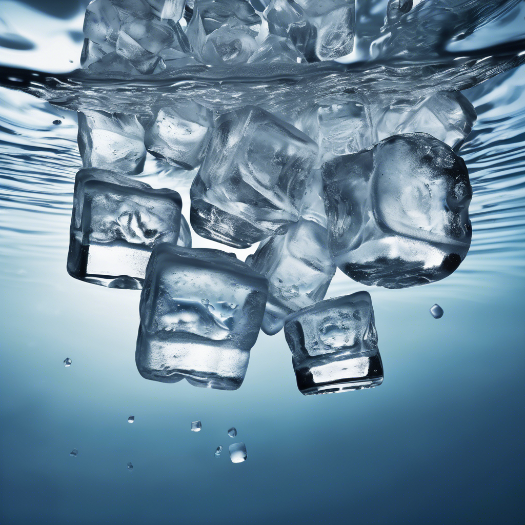 Por qué el hielo flota en el agua en lugar de hundirse