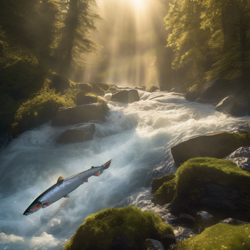 El misterio de cómo los salmones regresan al lugar donde nacieron