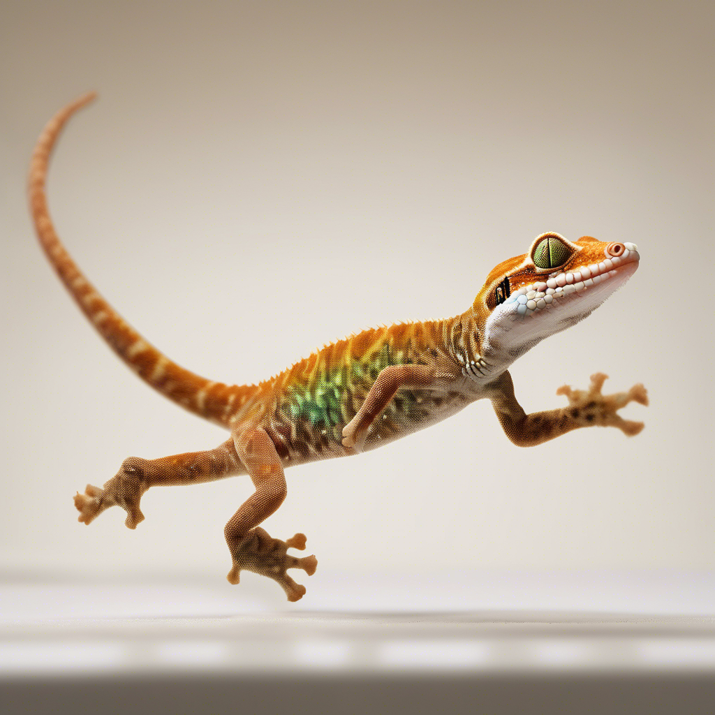 El secreto de cómo los gecos caminan por el techo sin caerse