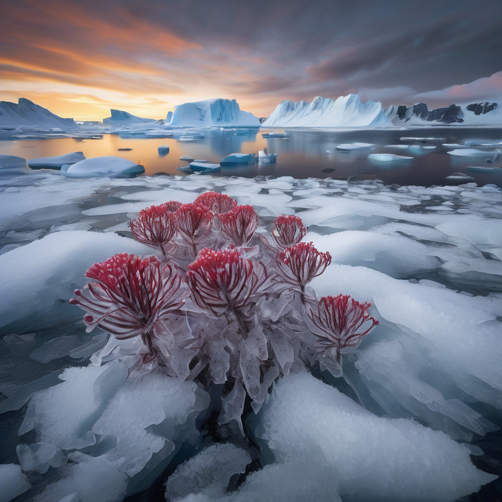 Cómo las plantas del hielo polar sobreviven meses sin sol