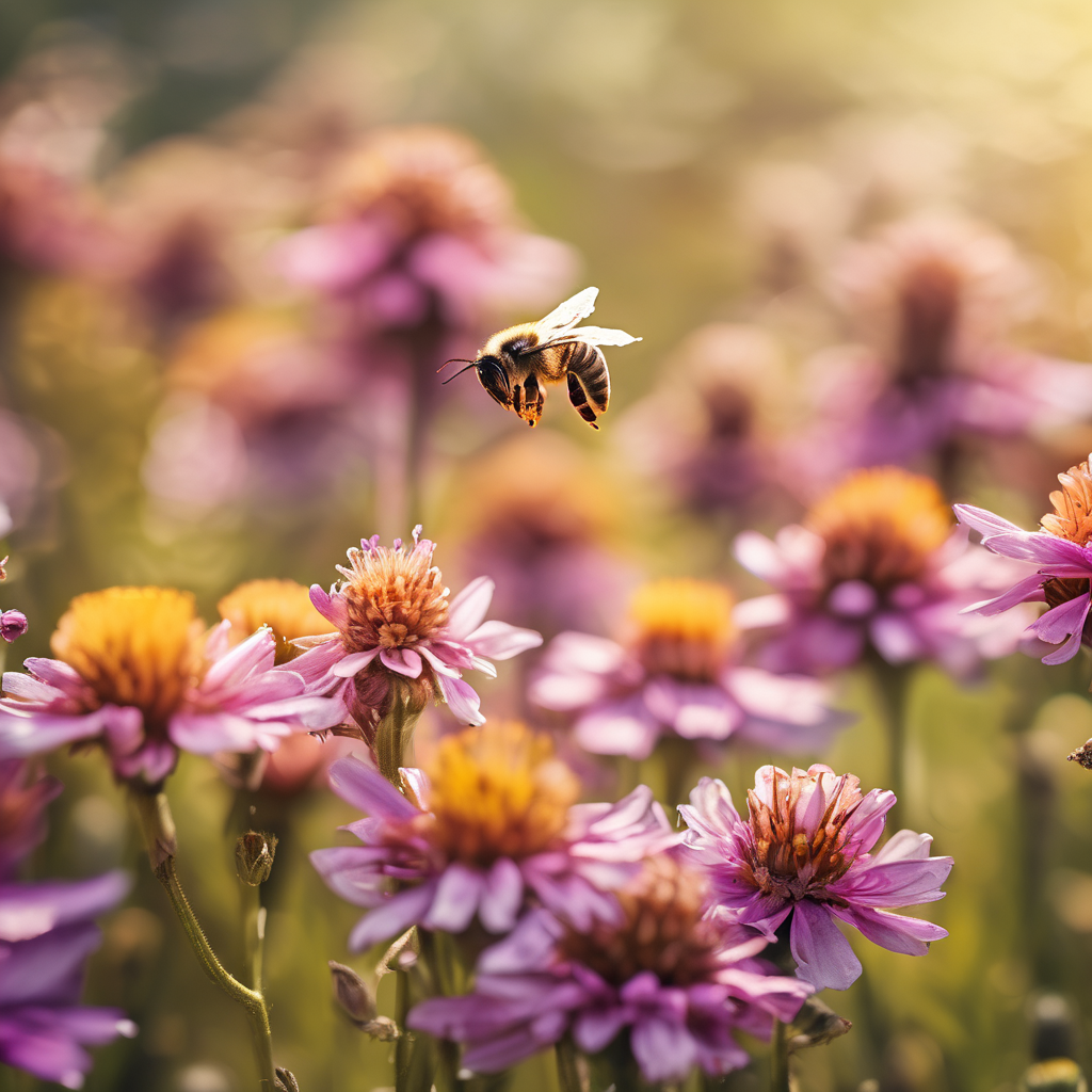 Cómo las abejas hacen miel partiendo del néctar de las flores