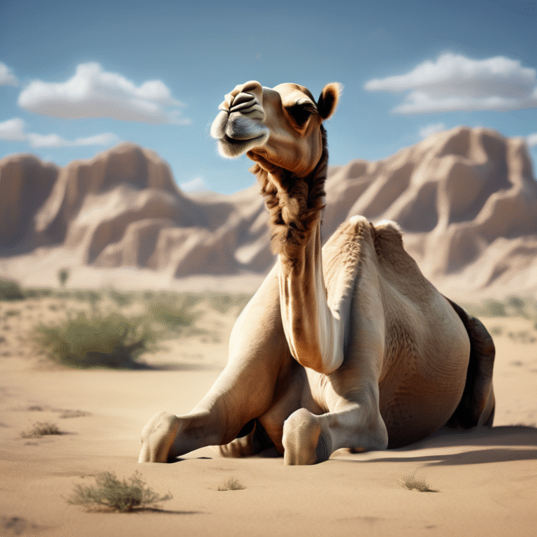 Cómo los camellos sobreviven semanas sin beber agua