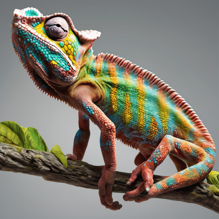 El secreto de cómo los camaleones cambian de color instantáneamente