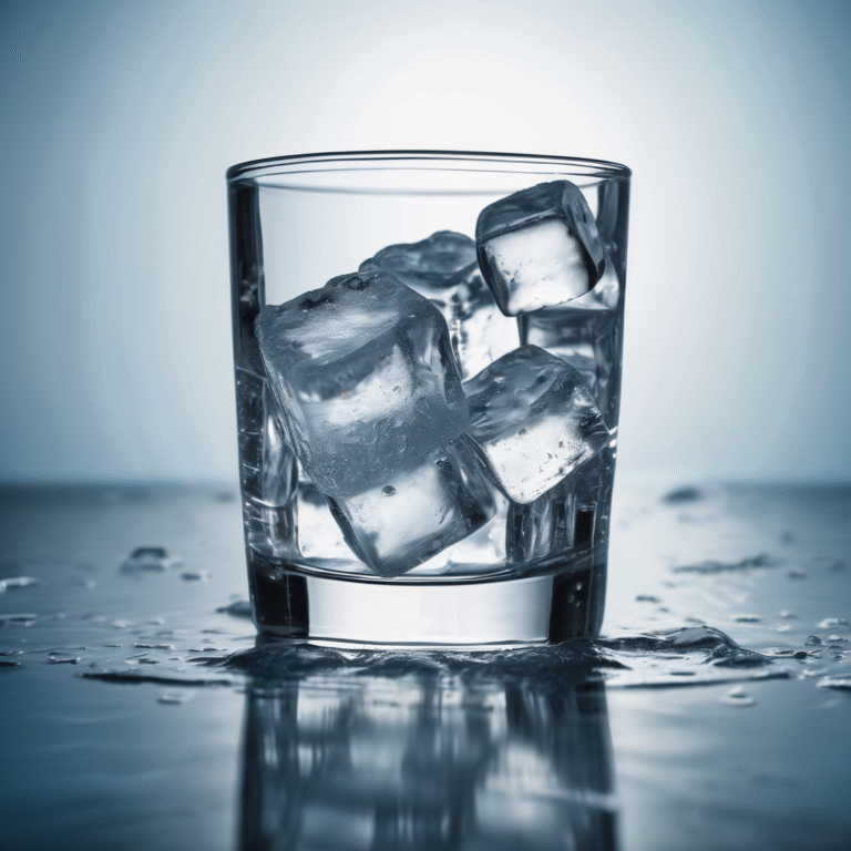 Por qué el hielo flota en el agua en lugar de hundirse