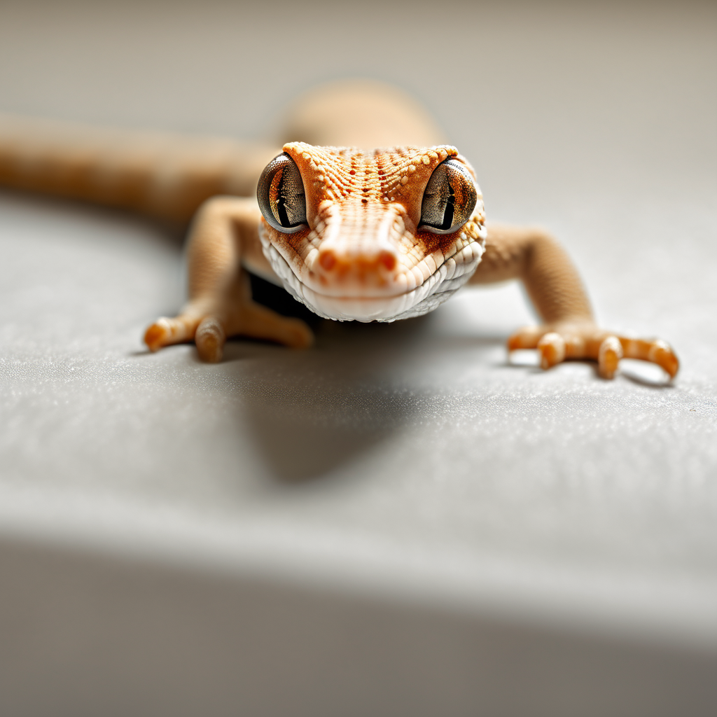 El secreto de cómo los gecos caminan por el techo sin caerse