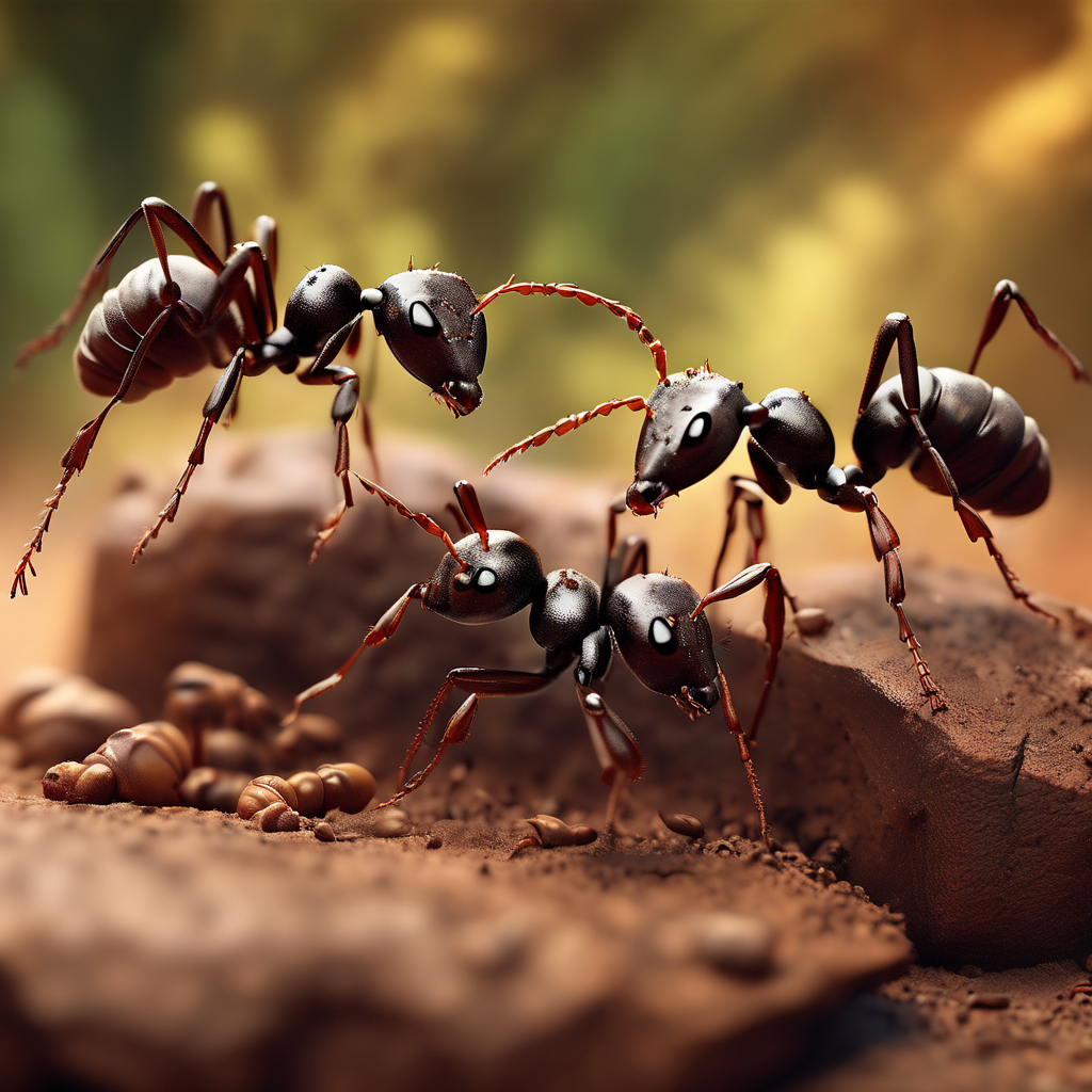 Cómo las hormigas levantan objetos 50 veces su peso corporal