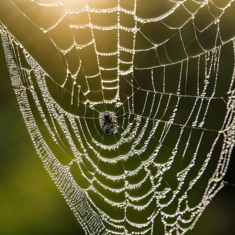 Cómo las arañas tejen telarañas perfectas sin arquitecto